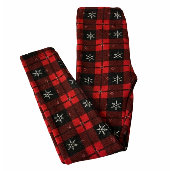 Poof! Other - ⭐️New⭐️ Fleece Lined Snowflake Pajama Leggings ❄️